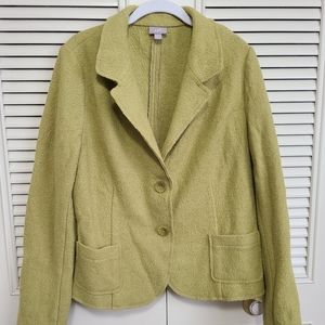 J. Jill Boiled Wool Blazer